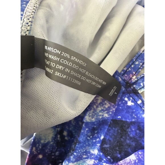 Torrid Bikini Set 2-Piece Geo Swimsuit Galaxy Space Print Women's Plus Size 1 1X - Picture 7 of 16